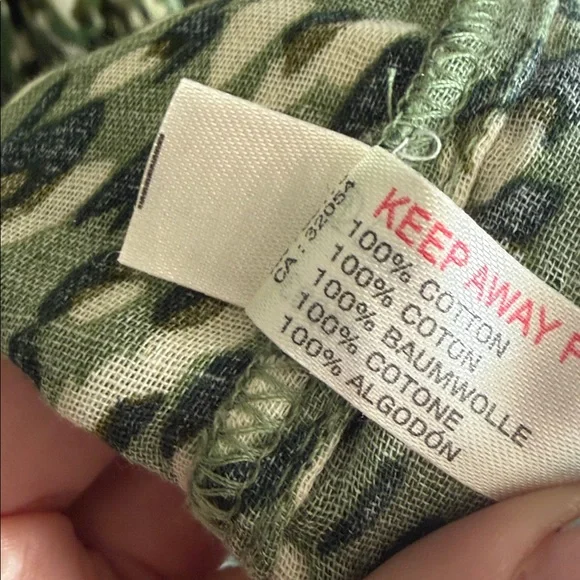 Celandine Green Printed Halter Maxi Dress with Front Slit from anthropologie - Picture 7 of 7